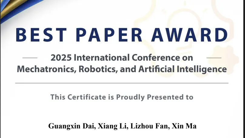 🏆 Our Team Wins Best Paper Award for Enhancing Medical Diagnostic Reasoning with Chain-of-Thought in Large Language Models